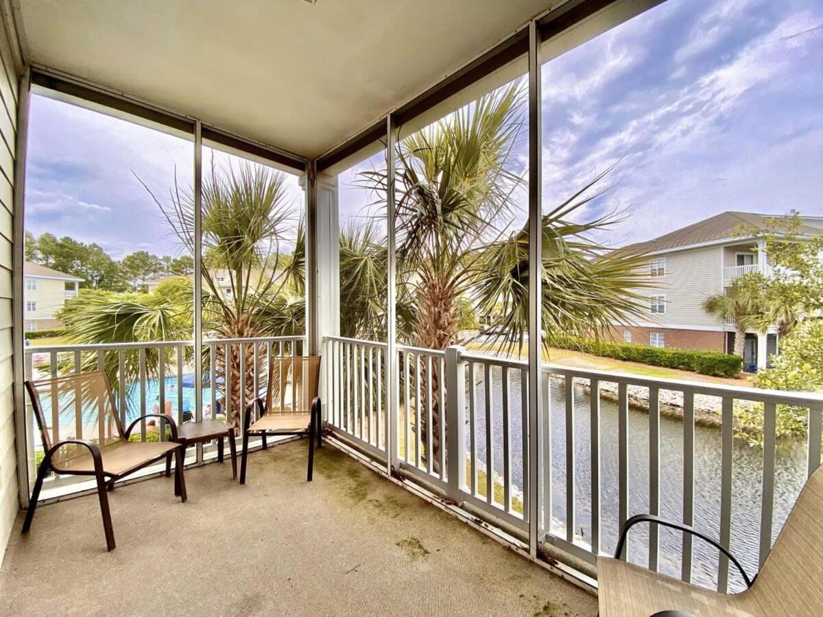נורת' מירטל ביץ' Lakefront Condo W Huge Waterfront Pool Hot Tub מראה חיצוני תמונה
